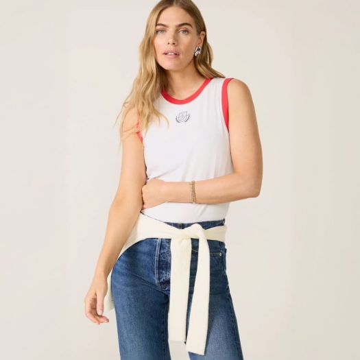 Women's EVEREVE Crew Neck Ringer Tank