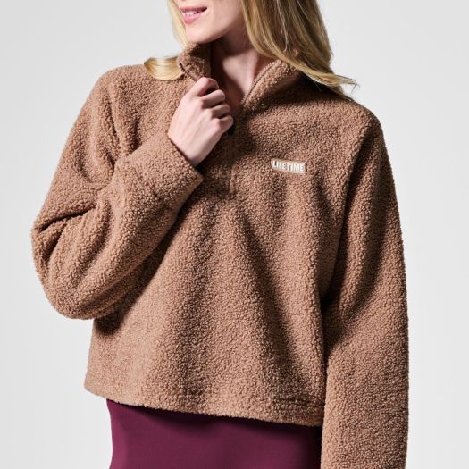 Women's Year of Ours The Lucia Half Zip Sherpa 