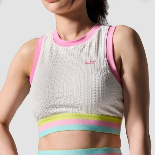 Women's Beach Riot Gwen Top Rose Blush Cable