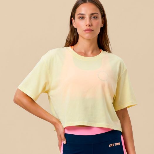 Women's Life Time Martina Crop Tee