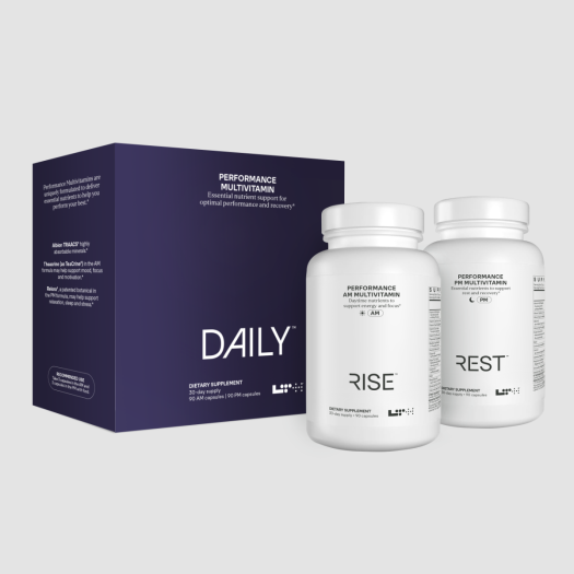 LTH Performance Multivitamin container, 2 bottles, 30-day supply, 90 capsules per container