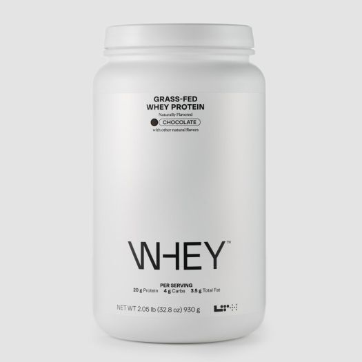 LTH Whey Grass-Fed Whey Protein Chocolate flavor container, 2.05 lb.