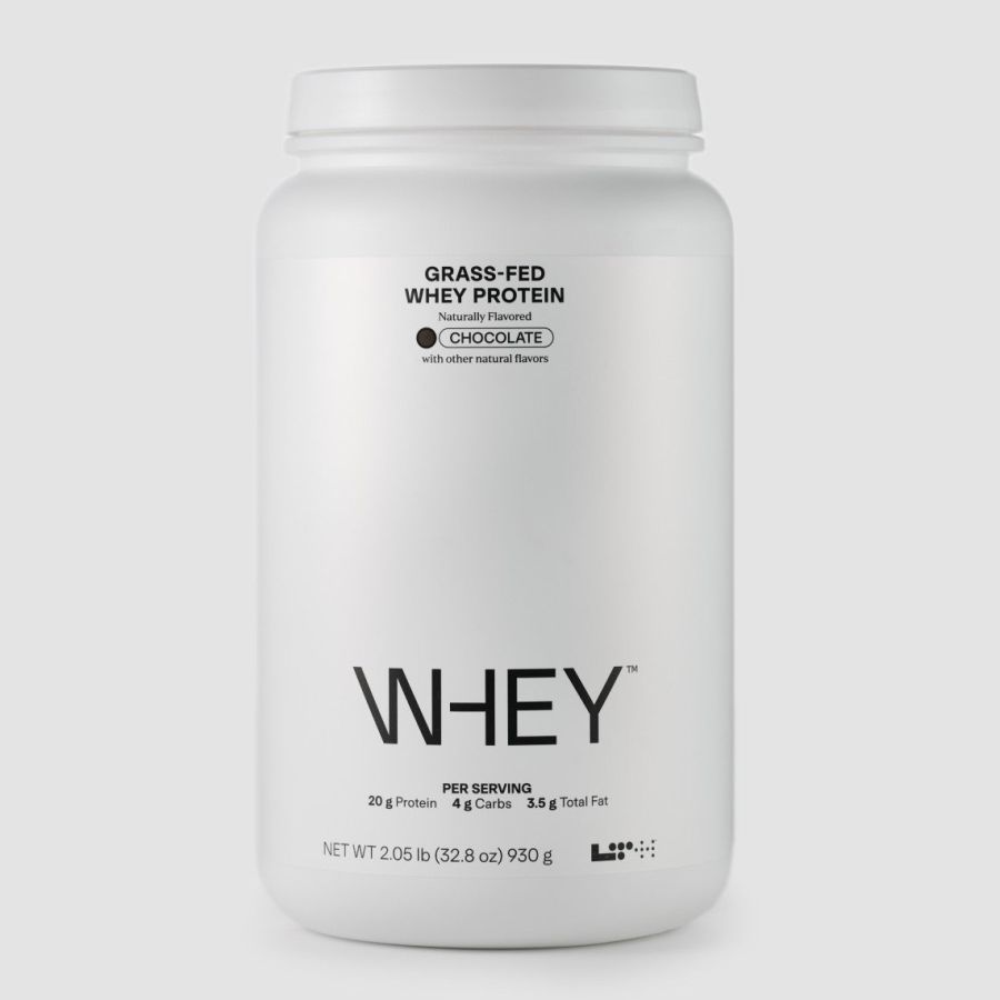 LTH Whey Grass-Fed Whey Protein Chocolate flavor container, 2.05 lb.